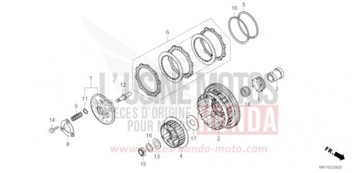 EMBRAYAGE CB650RACR de 2024